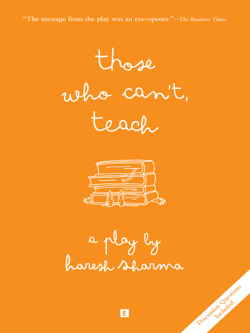 Cover image for Those Who Can't, Teach